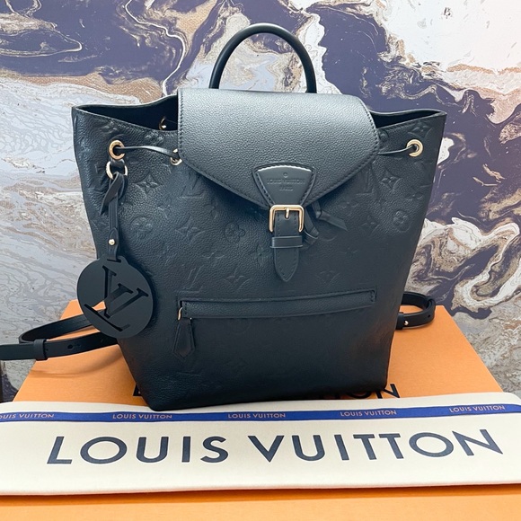Louis Vuitton Empreinte Montsouris NM Black Leather Backpack - Picture 8 of 11